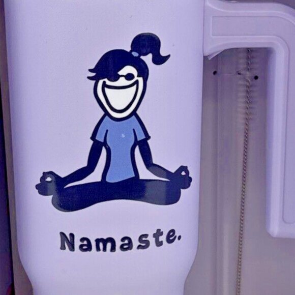 Life is Good Voyager 32 oz Namaste Tumbler - Picture 3 of 7